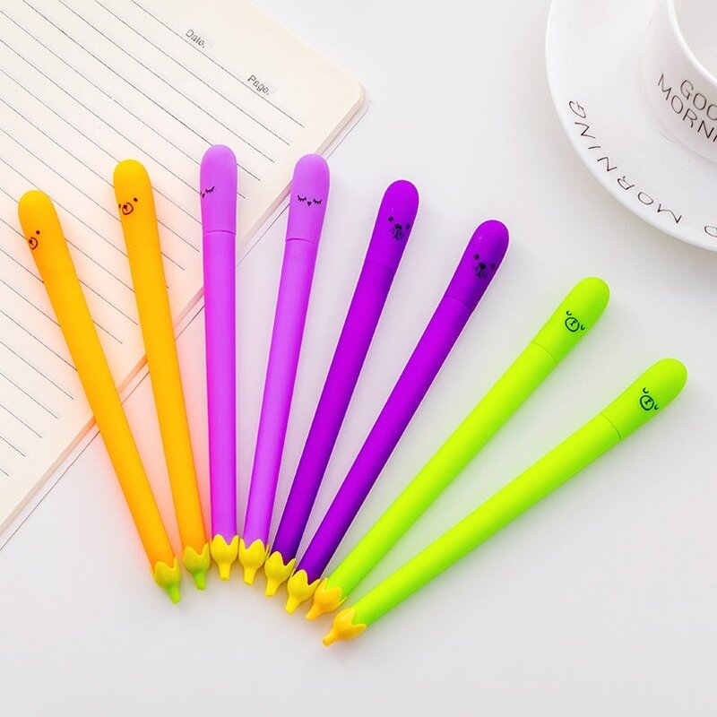 Bakłażan długopis szkolny papiernicze neutralne kreatywne warzywa długopisy pióro dla ucznia hurtowo