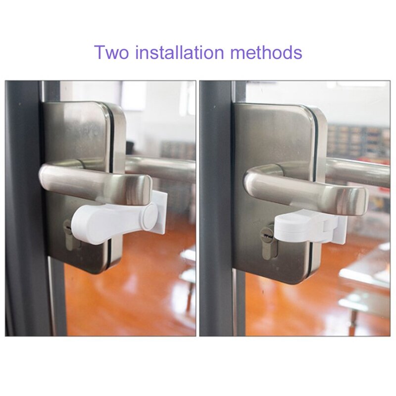 Door Lever Lock for Home Universal Professional Children Kids Safety Doors Handle Locks Baby Anti-open Door Protection Device