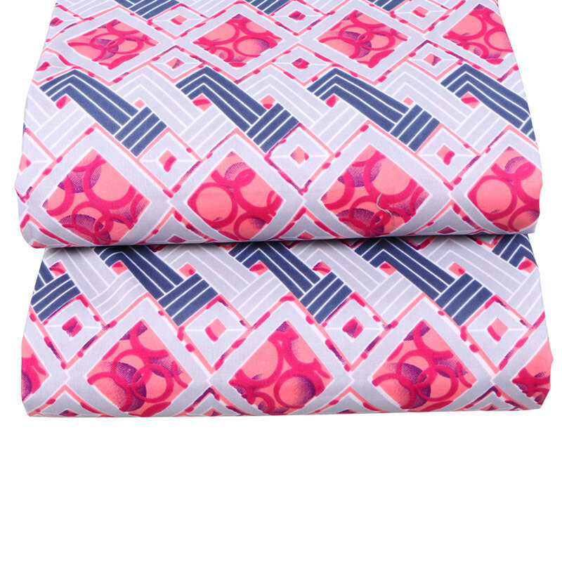 Najnowsze przyloty Fashion Design afrykański gwarantowany wosk różowy wzór tkanina z nadrukiem prawdziwa tkanina woskowana z nadrukiem tkanina z nadrukiem