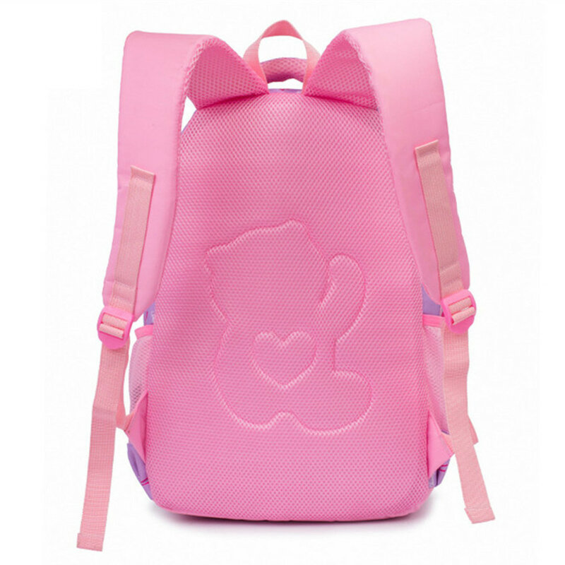 Meninas sacos de escola conjunto ortopédico princesa schoolbags crianças mochila menina primária bookbag crianças infantil, saco de escola