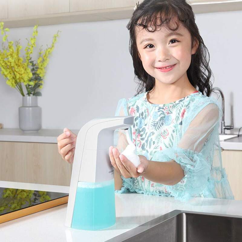Dispensador automático de jabón de mano espuma Sensor infrarrojo inteligente sin contacto herramienta portátil Kit de aseo
