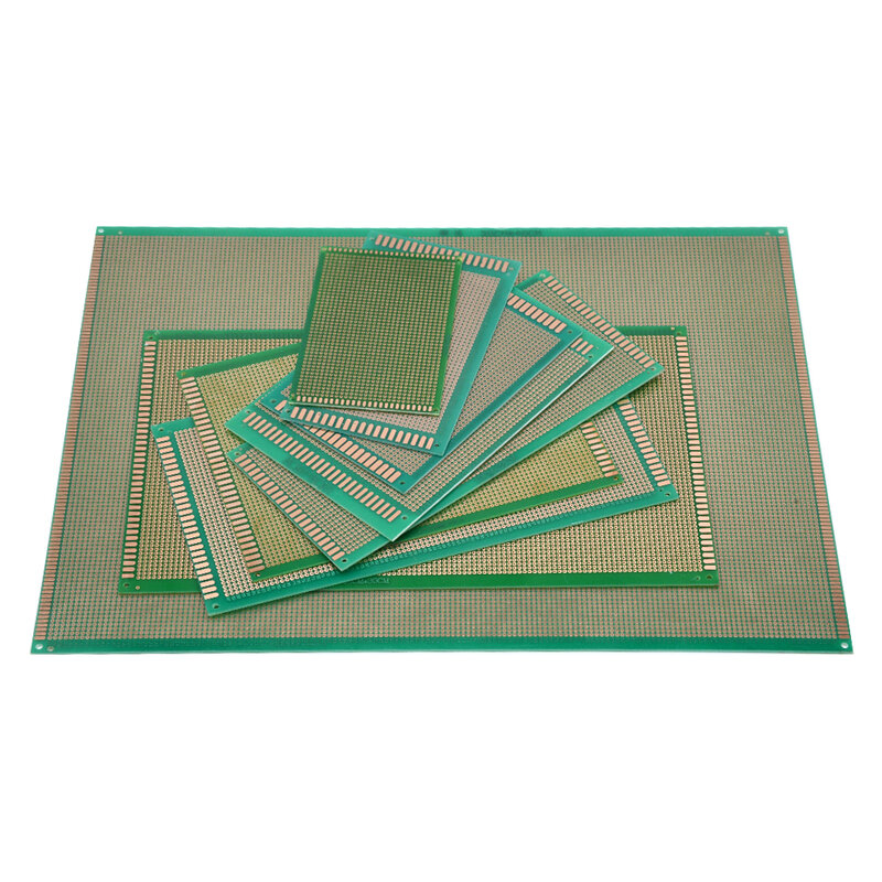 Placa protótipo de papel de cobre pcb universal, 5x7 6x6 6x8 7x9 7x12 8x12 9x15 10x15 10x22cm placa de circuito matriz de experimento