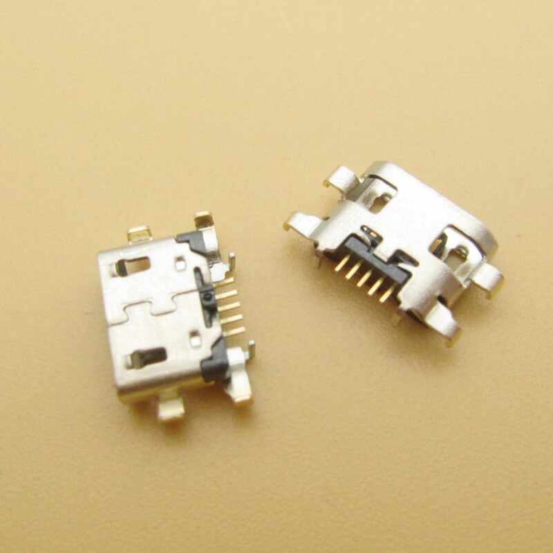 50 قطعة مايكرو البسيطة USB مقبس متفرع محطة منفذ شحن استبدال موصل لينوفو فيبي A7020 K52t38 K52e78 K5 ملاحظة ل Meizu