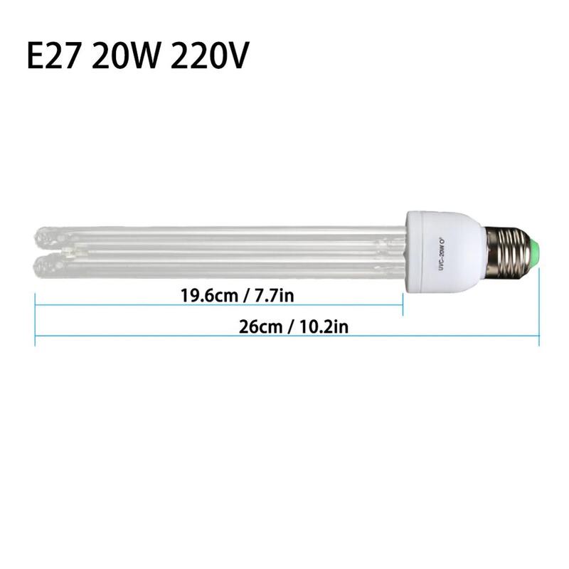 UV Ozon Quarz lampen 20W uv keimtötende lichter uv lampe für home E27 ultraviolets terilization lampe medizinische sterilizat