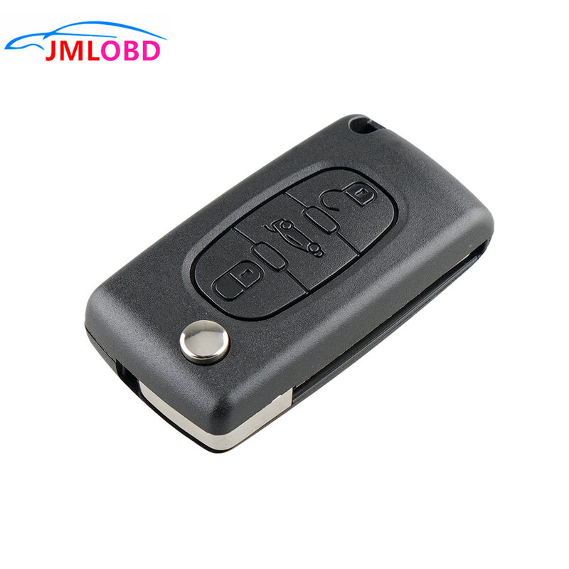 New Car Key Shell For Peugeot 407 407 307 308 607 Remote Key Case Shell Key Cover 3 Buttons Key Case CE0523 High Quality