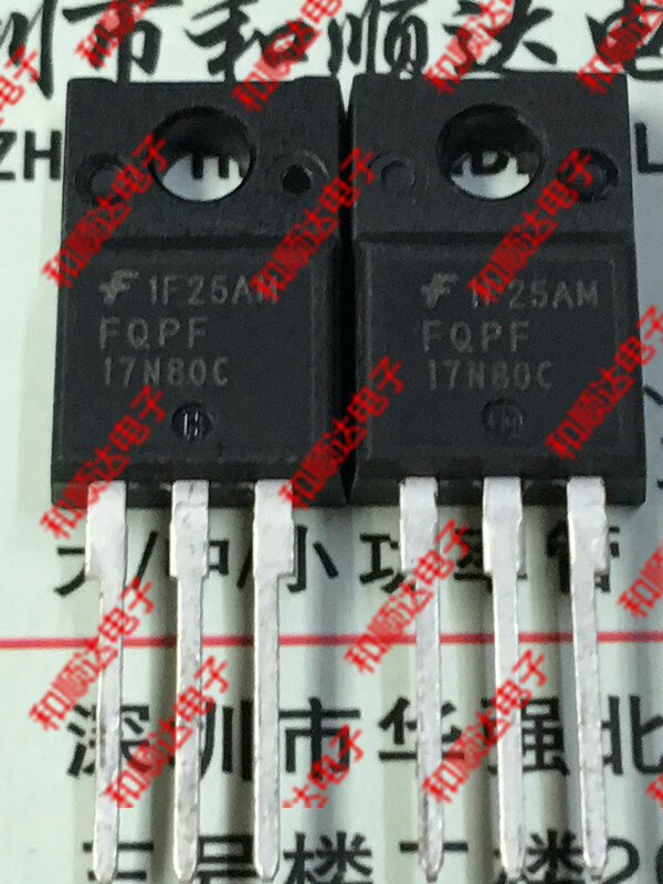 Nuovo originale 2pcs / FQPF17N80C TO-220F 800V 17A TO220F
