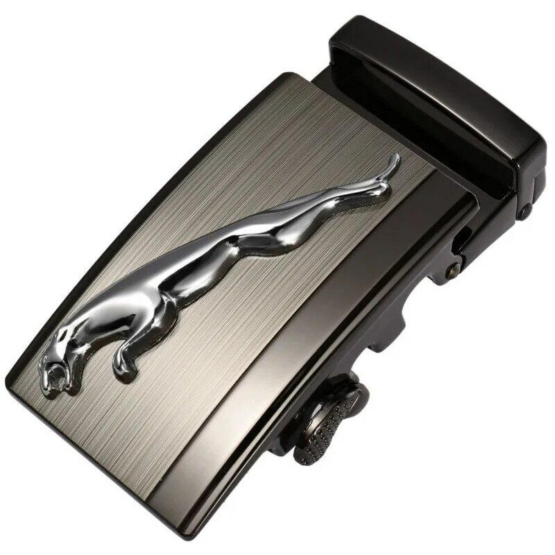 Hebilla automática de aleación para hombre, hebilla de cinturón de placa única para negocios, a la moda, de 3,5 cm, LY136-600-08