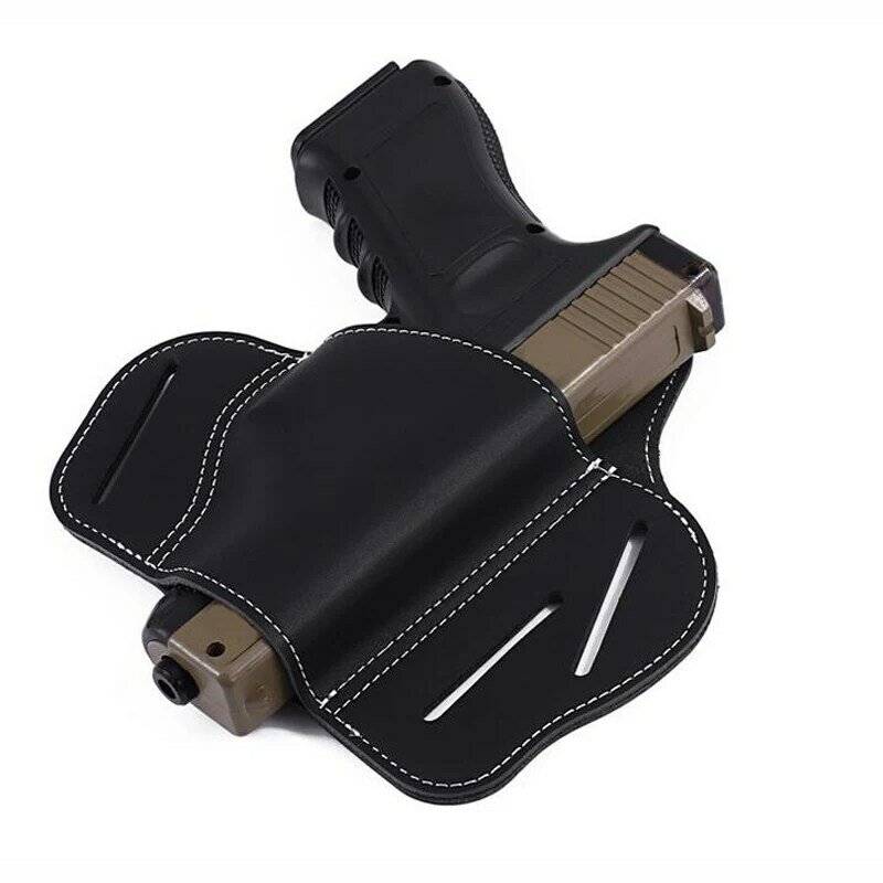 Right Hand Tactical Concealed Pistol Holster Outdoor Hunting Airsoft Gun Carry Case Belt Holster Waist Pouch For Most Pistol Gun