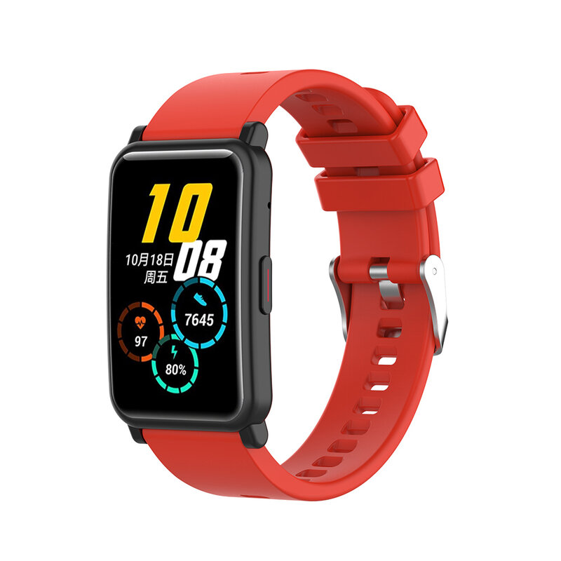 20Mm Siliconen Band Voor Huawei Honor Horloge Es Armband Smart Watch Band