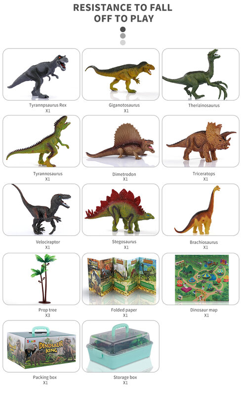 Dinosaur Toy Jurassic Dino Animals Jungle Set Minifigure Dinosaur Excavation Children's Educational Toys for Boys Kids Gift