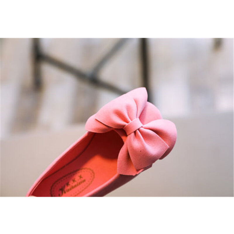 Children Kids Baby Girls Princess Dance Shoes Girl Sweet Party Flats Bow-knot First Walkers Soft Slip-on Shoes
