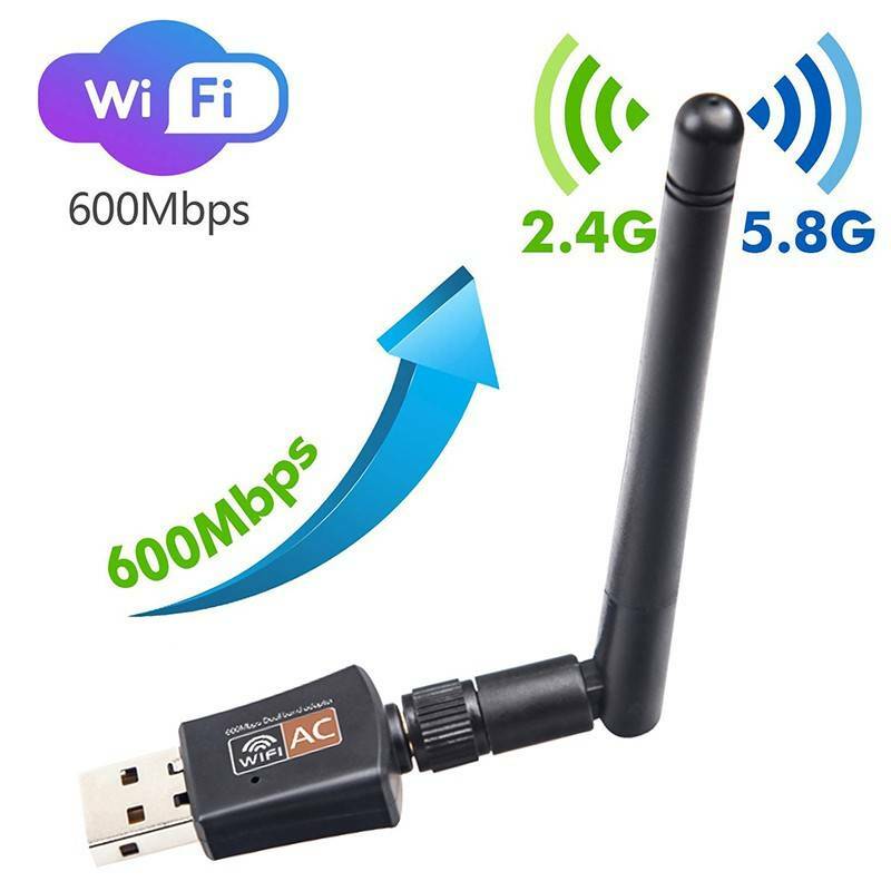 Wireless Mini USB Wifi Adapter 150/ 600Mbps Receiver Dongle RTL8188 Chipset 802.11AC Network Card For Desktop Laptop Windows MAC