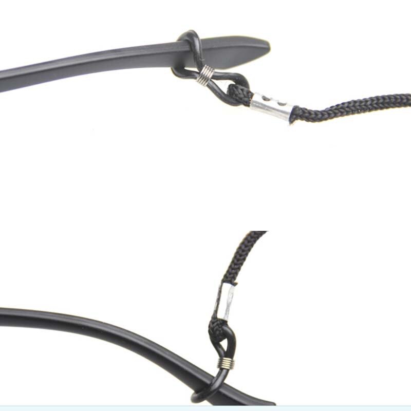 1 szt. Regulowane okulary przeciwsłoneczne pasek na szyję okulary sportowe smycz sznurek uchwyt