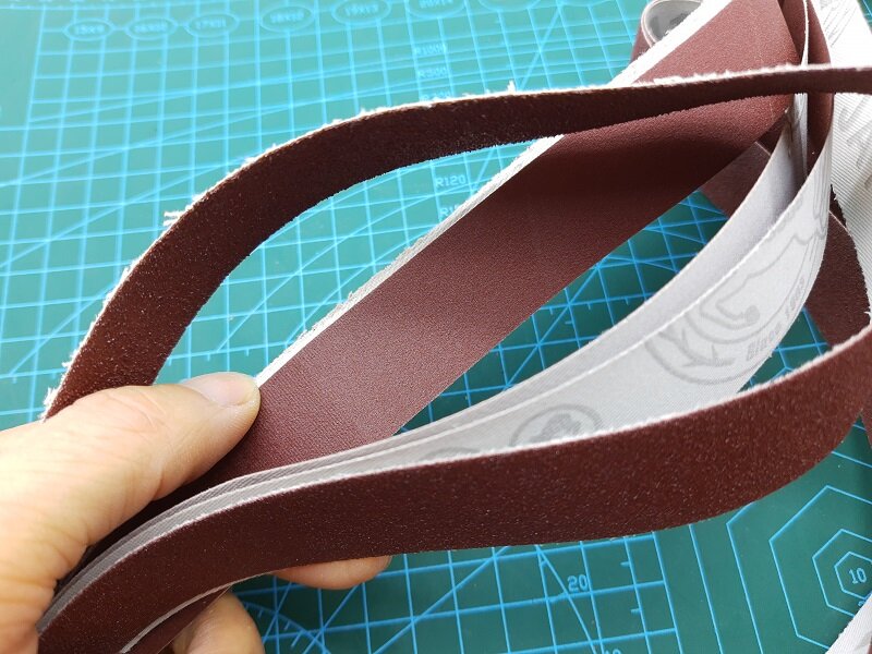 Абразивные шлифовальные ленты 60-762 Grits JA165, 10 шт., 600*25 мм, наждачная бумага для ножей «сделай сам», шлифовальный станок