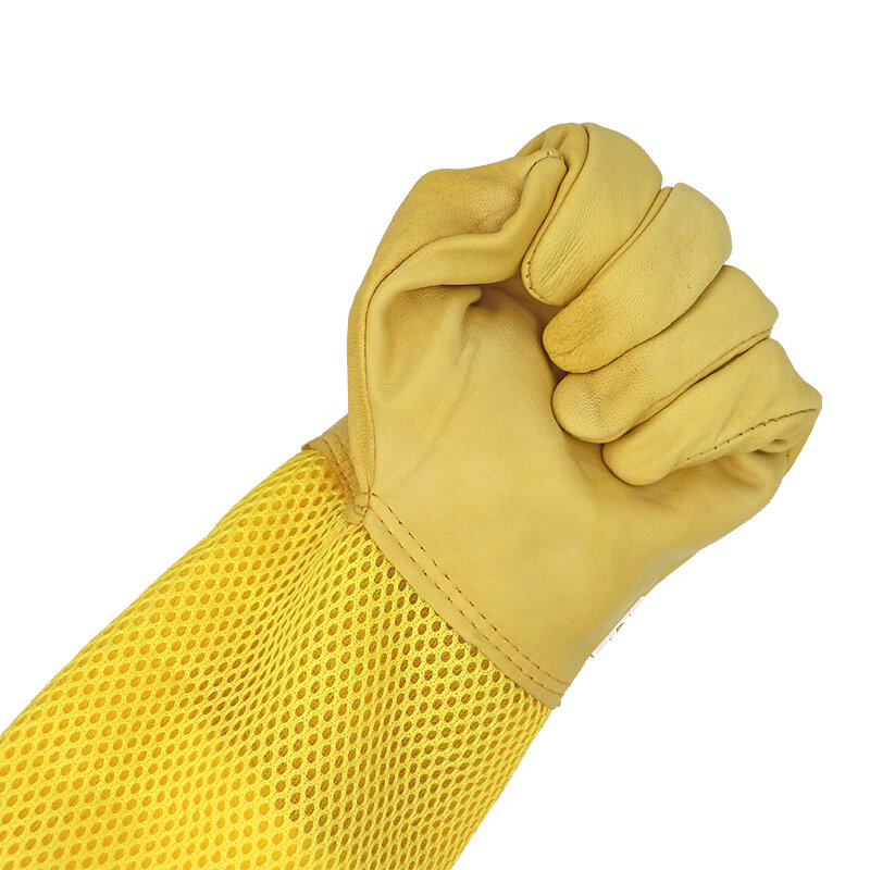 Beekeeper Gloves Protective Sleeves Ventilated Professional Anti Bee for Apiculture Beekeeper Prevent Beehive tools