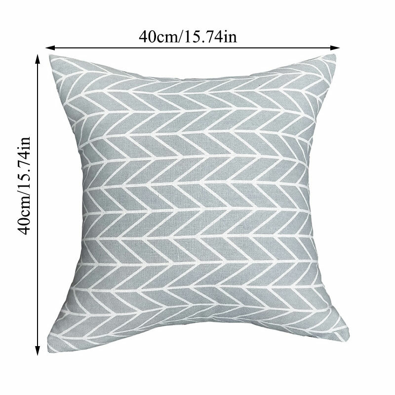 Чехол для подушки из полиэстера с геометрическим узором, декоративный чехол для дивана, чехлы для домашнего декора художественная подушка, чехол для подушки, 40*40 см