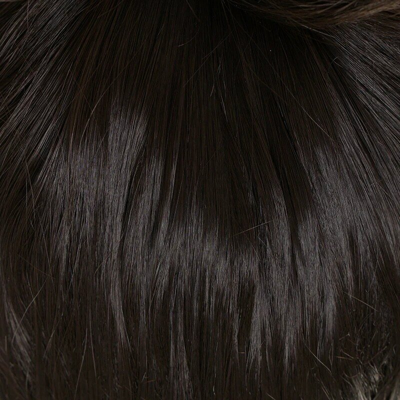 شعر مستعار تأثيري إرين جايجر مع قبعة ، شعر اصطناعي مقاوم للحرارة ، أنيمي ، الموسم الأخير ، بني