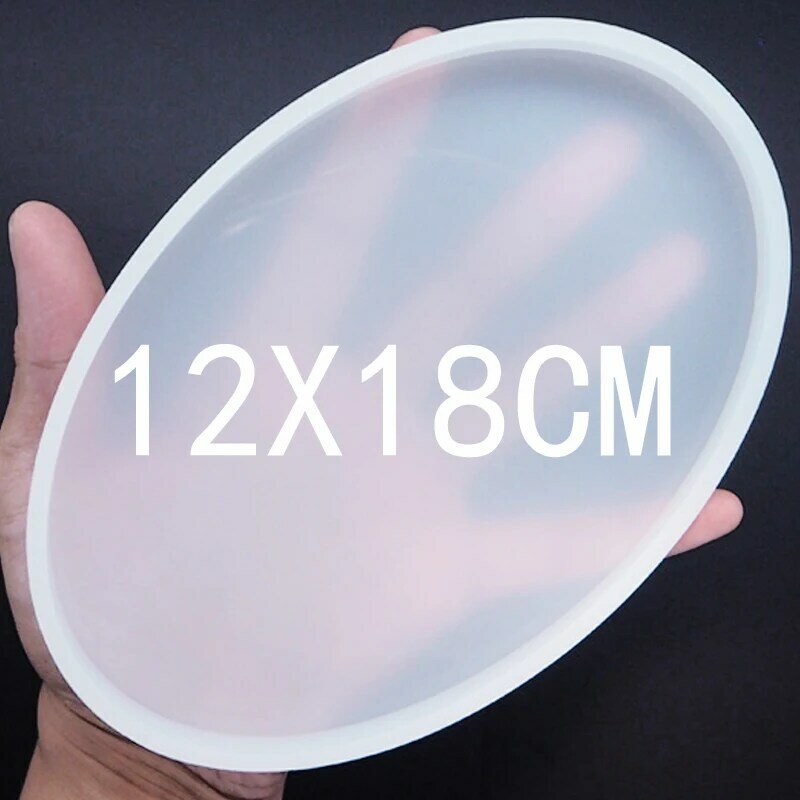 Cairan Artst Bulat Petri Dish Cetakan Silikon Bulat Coaster Membuat Epoxy Resin Perlengkapan Membuat Anda Sendiri Coaster Epoxy Resin cetakan