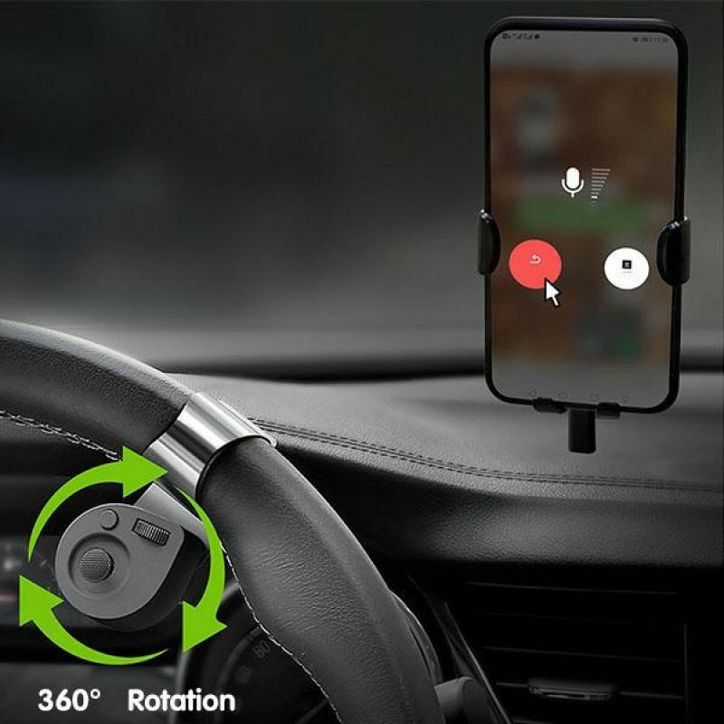 Portable Car Wireless Mobile Phone Controller Portable Car Mounted Mobile Phone Wireless Controller Steering Wheel Navigation