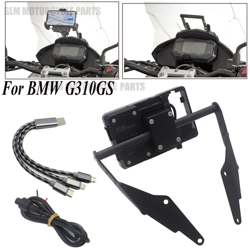 Для BMW G310GS 2017-2022 2022 2021 2020 2019 2018 держатель-подставка для телефона фотомагнитный кронштейн для GPS G 2017 GS G310R