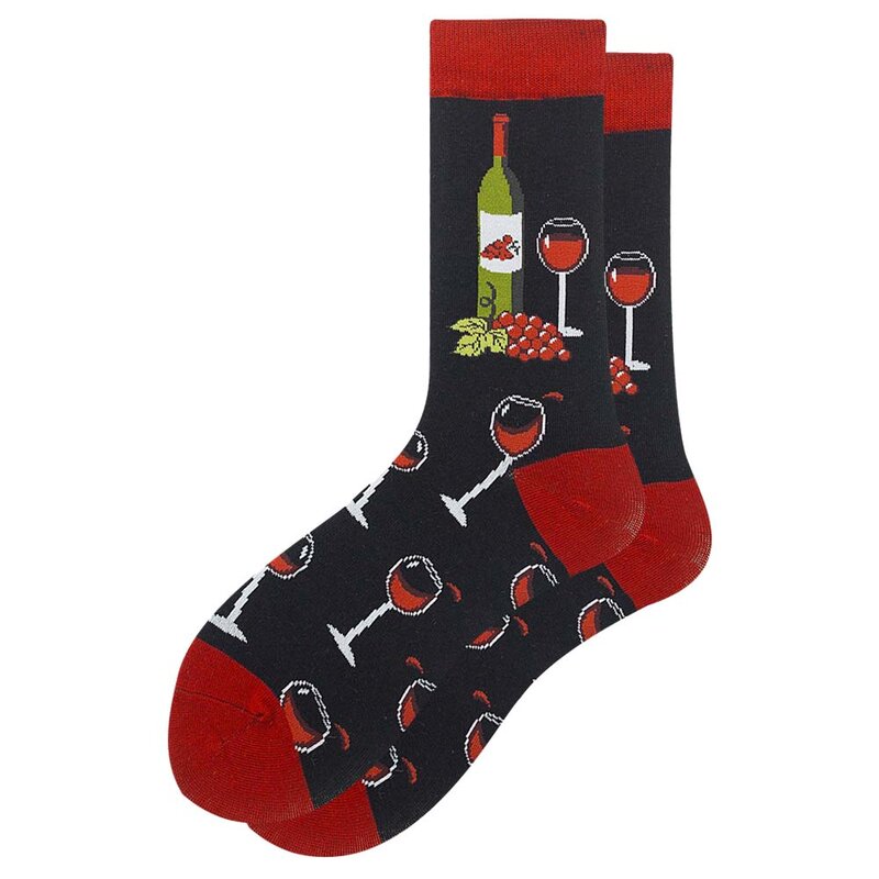 Coloridos calcetines de algodón para hombre, calcetín con símbolo divertido, ajedrez Internacional, fórmula geométrica, regalo de Navidad, Harajuku