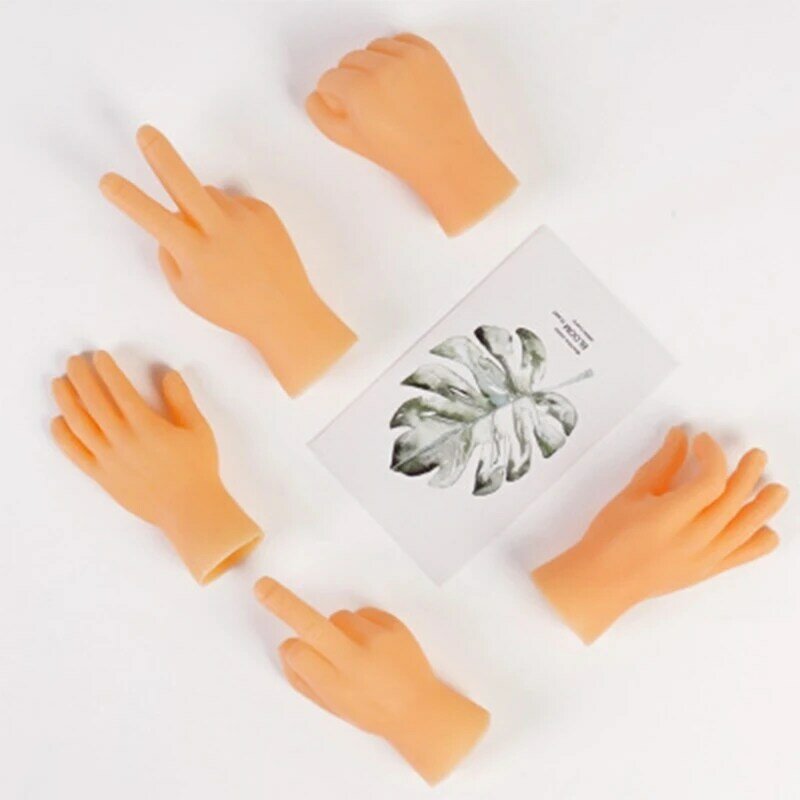 Neuheit Lustige Finger Hände Füße Fuß Modell Heikles Spielzeug Puppets Um die Kleine Hand Modell Halloween Geschenk