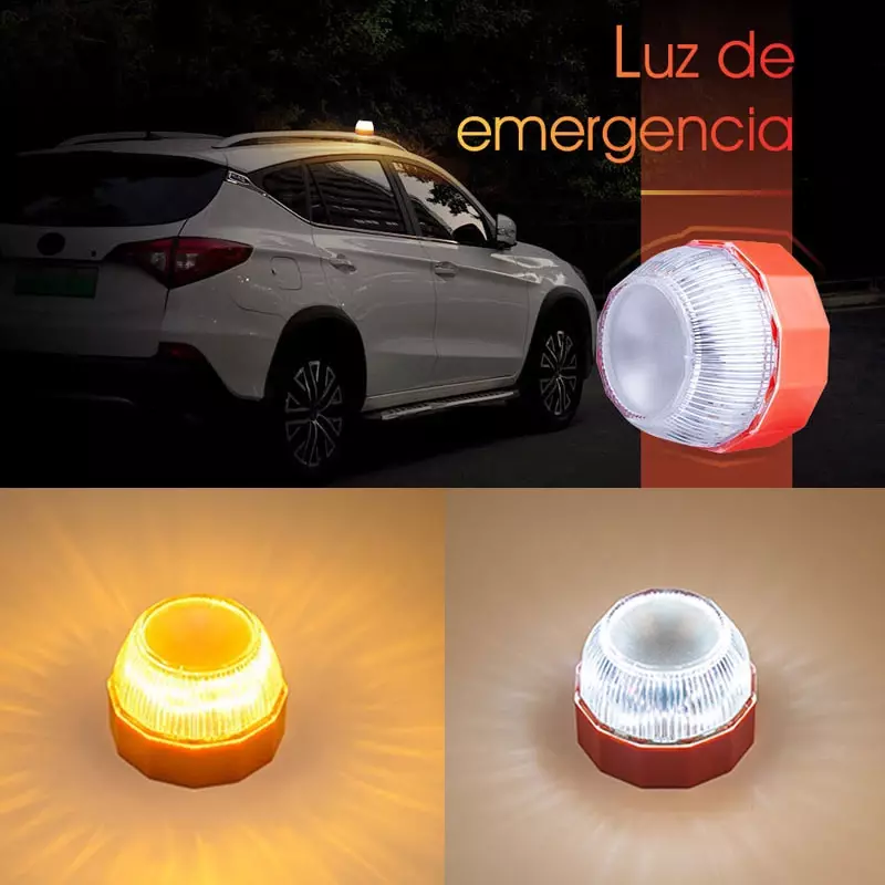 車やオートバイ用の緊急時危険警告サインおよび懐中電灯,高品質,液体LEDライト