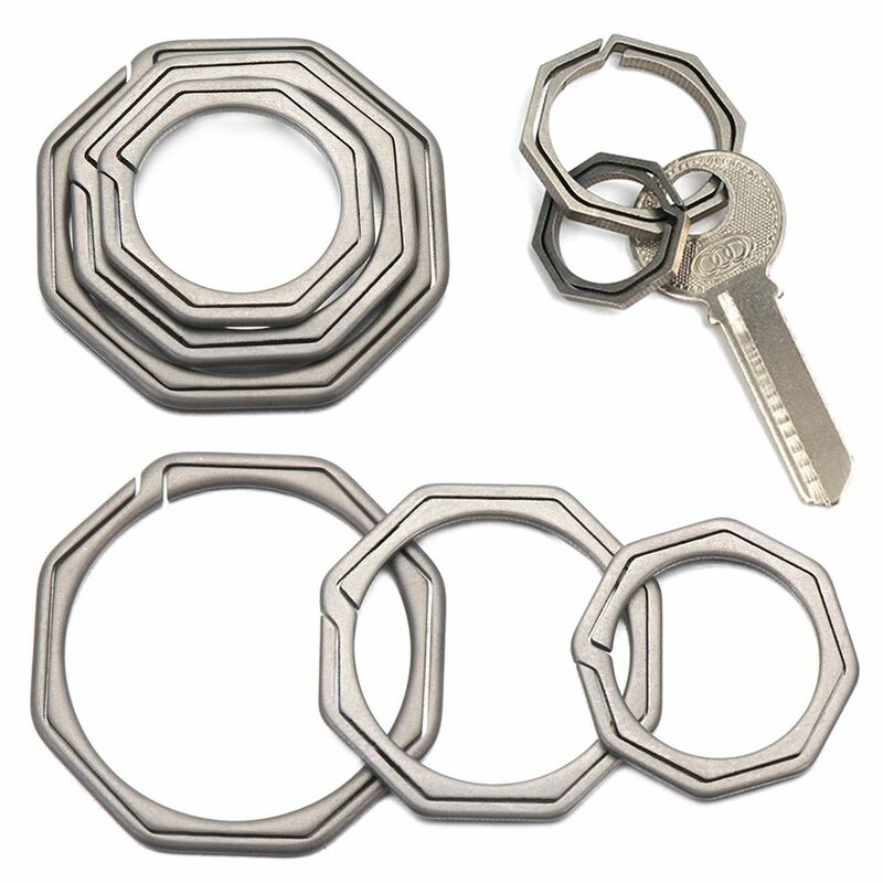Tool Titanium Alloy Super Lightweight Male Creativity Gift Key Rings Man Car Keychain Keychains Buckle Pendant