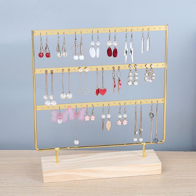Pulseiras jóias display brincos titular jóias rack3colors alto nível fashio em estoque brinco suporte preço de fábrica