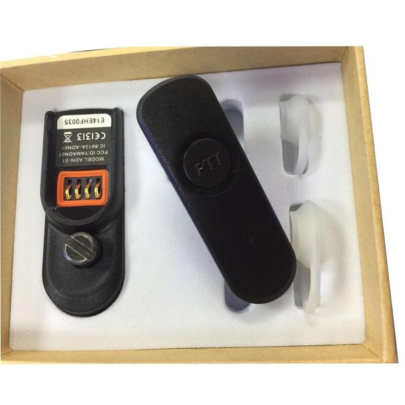 100% Originele Hytera Bluetooth Draadloze Earset ADN-01 En ESW01-N2 (Adapter + Oortelefoon) voor Radio PD785/700/PT580/580