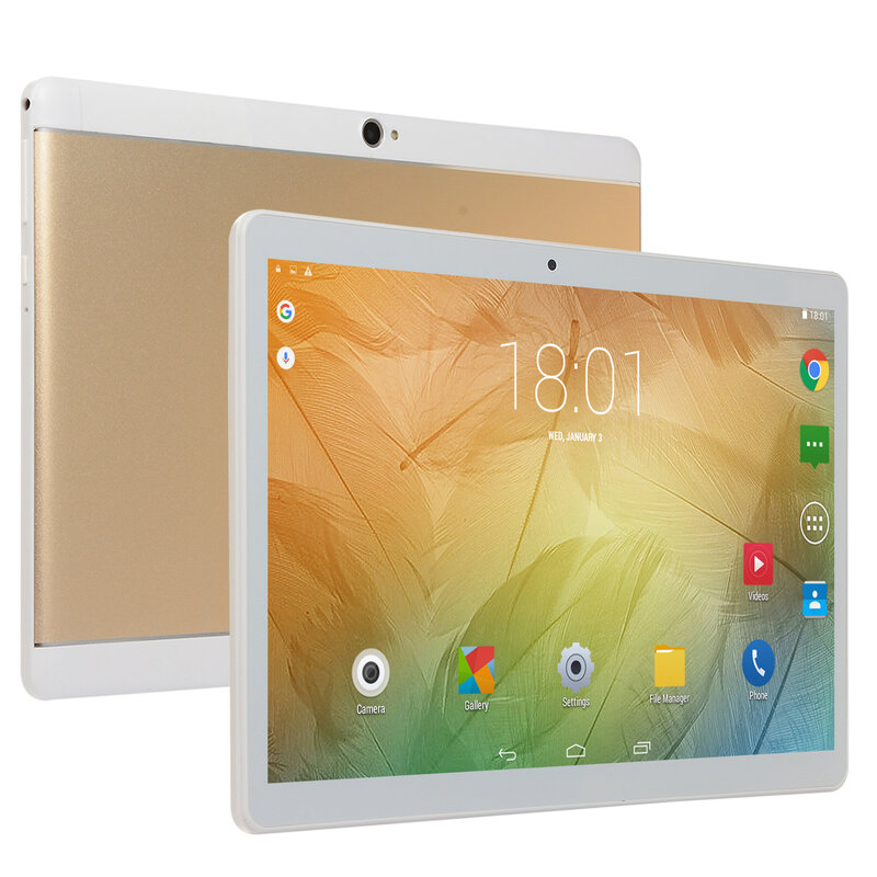 KIVBWY Tablet Pc 10.1 pollici Android 9.0 Tablet Octa Core Google Play 4G LTE telefonata GPS WiFi Bluetooth pannello in vetro da 10 pollici