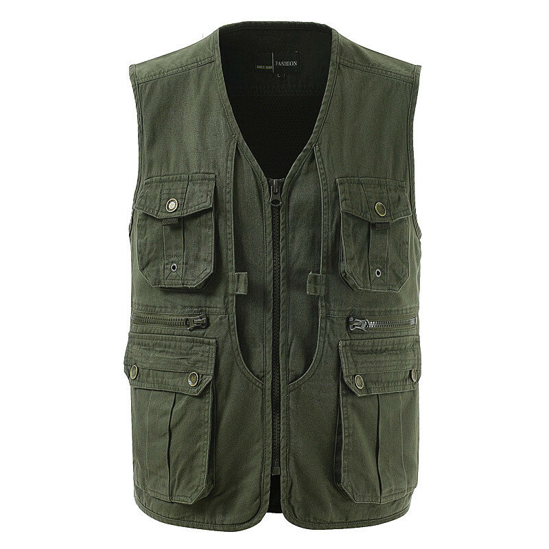2022 Fishing Jacket Quick-drying Mesh Vestt Multi-Pocket Mesh Vest Outdoor Vest Multi Pocket Summer Mesh Vest