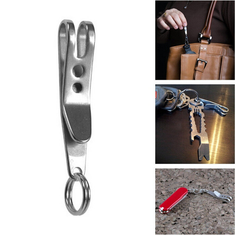 1 x EDC Tasche Suspension Clip Keychain Clip Werkzeug Karabiner Outdoor Quicklink Werkzeuge