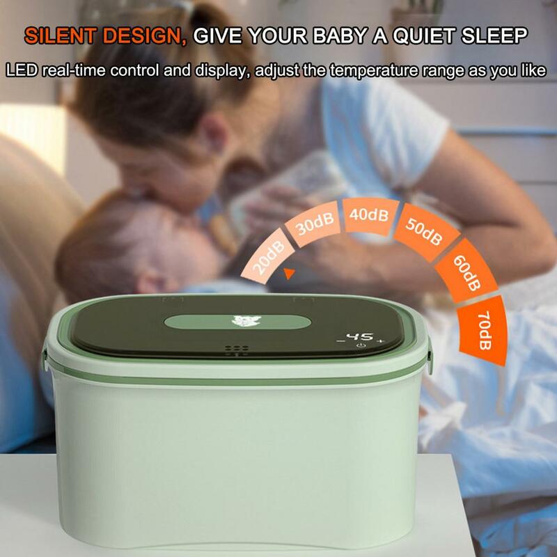 Baby Wipe Warmer Natural Safe Wipe Dispenser dla dziecka gospodarstwa domowego przenośna mokra chusteczka ogrzewanie Box izolacja cieplna