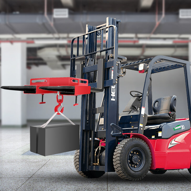 VEVOR kait putar kerekan Forklift, pengangkat derek seluler kapasitas 3ton 6600 lbs, instalasi tanpa mudah tugas berat