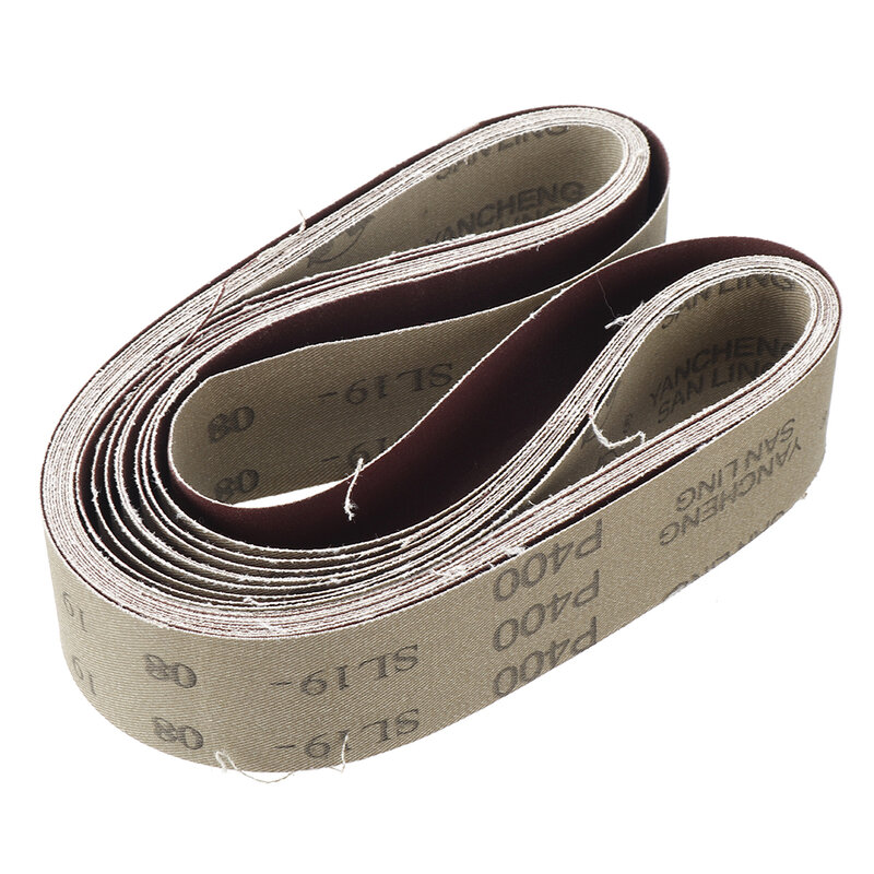 Cinturones de lijado para amoladora angular, accesorio de lijadora, herramientas abrasivas de 40 a 760 de grano, 1000mm, 10 piezas