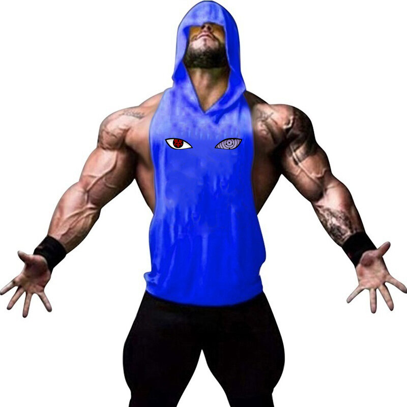 ฤดูร้อนแบรนด์ใหม่ฟิตเนส Stringer Hoodies เสื้อยืดกล้ามเนื้อเพาะกายเสื้อผ้า Gym Tank Top Mens กีฬาเสื้อแขนกุด