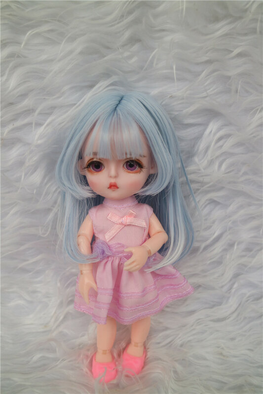 16cm śliczne lalki Blyth wspólne Body moda lalki BJD zabawki z buty sukienka peruka makijaż prezenty dla dziewczyny