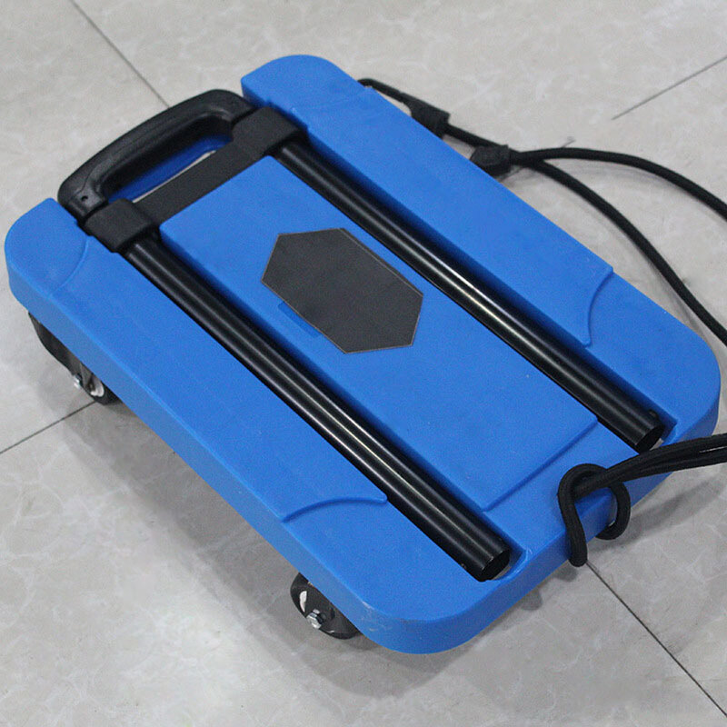 Full Folding Car Folding Flatbed Luggage Easy To Carry Trolley Suitcase Schoolbags Shopping Carts Load bearing 400kg 6 wheels