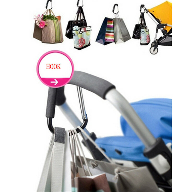 1 szt. Hak wózka dziecięcego haczyk na zakupy akcesoria do wózka wieszak na dziecięcy wózek nosidło Buggy