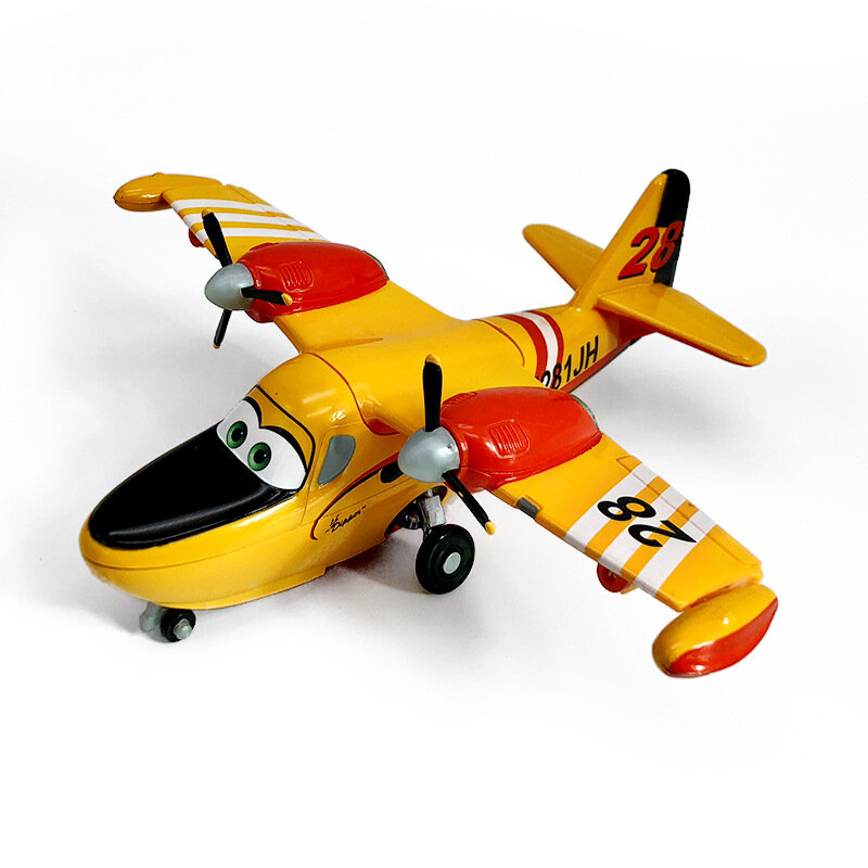 Disney-avión Pixar de juguete, juguete de avión de Metal fundido a presión, 1:55