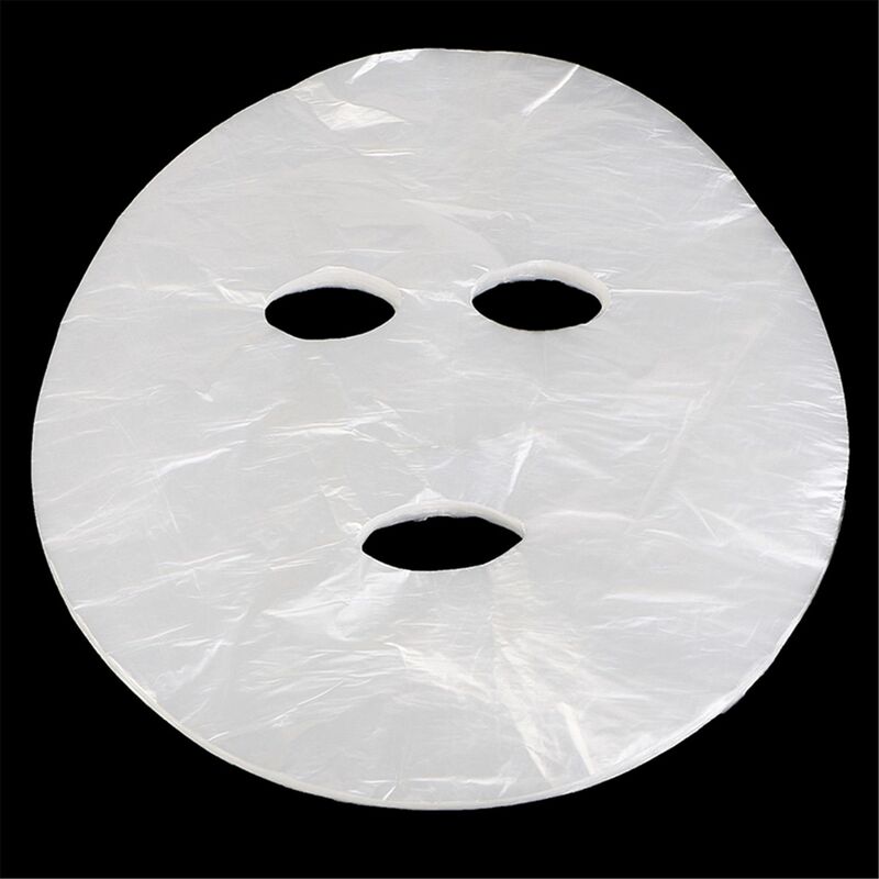 Novo fresco mantendo o filme cuidados com a pele máscara de papel plástico ferramenta de beleza face-pack adesivos faciais