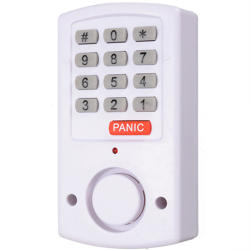 1pc casa sistema de alarme segurança teclado conjunto porta janela ímã sensor bateria sem fio do assaltante teclado com botão pânico