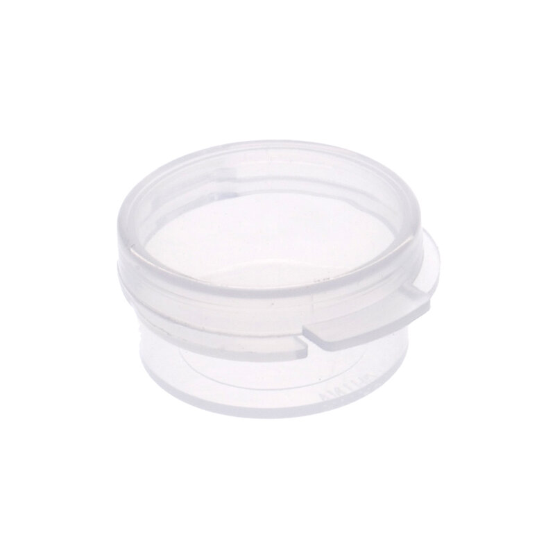 Mini Sample Bottle Make Up Jar Makeup Container Bottle Transparent Plastic Jewelry Bead Storage Box Small Round Container