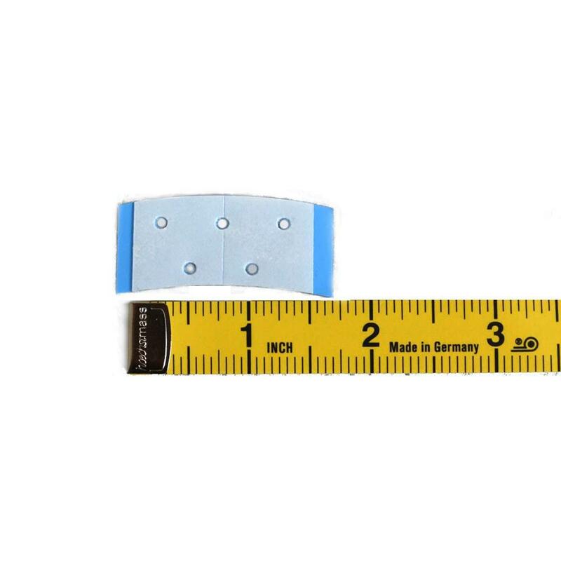 小さな穴のある透明な青の両面接着剤,かつら,トーピー,ヘアピーステープ,36ピース/ロット