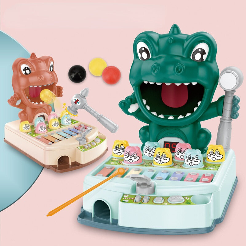 Bambini musica leggera Whac-A-Mole Toys gioco multifunzionale Hit Hammering Game giocattoli interattivi educativi regalo di natale