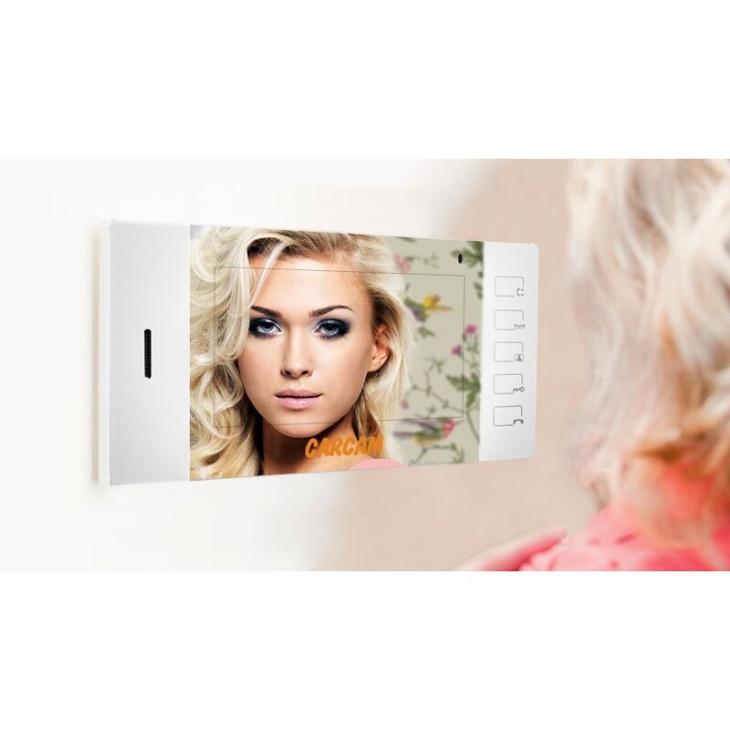 Compact Video Intercom CARCAM DW-613 with display 4.3 ''and the ability to control 2 locks