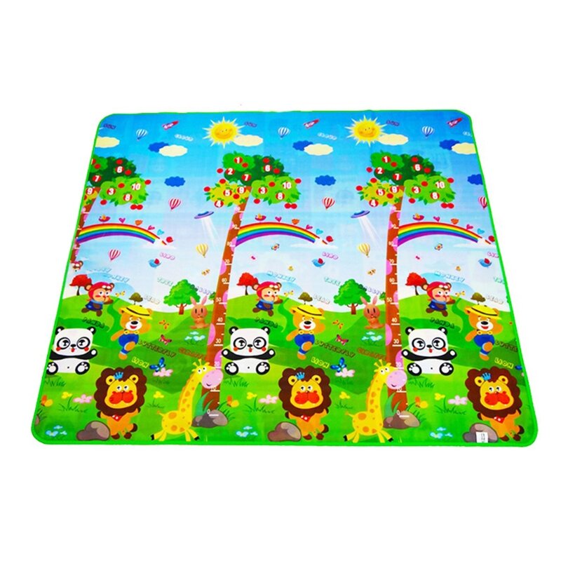 2021 Новинка 180x200 см Детский напольный игровой коврик для ползания пенопластовый коврик игровой коврик для младенцев фрукты для малышей Домашние животные