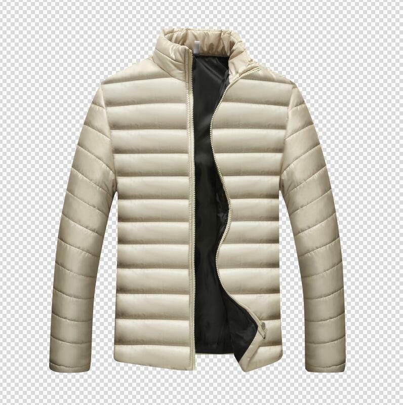 MRMT 2024 브랜드 남성 재킷, 두꺼운 칼라 단색 코튼 오버코트, 캐주얼 코튼 재킷 의류, 가을 겨울 신상