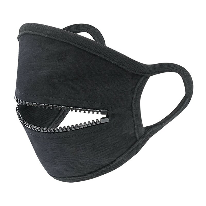 남녀공용 야외 지퍼 마스크, 안개 자외선 차단, 세척 가능, 보호 얼굴 마스크, 재사용 가능한 입 마스크